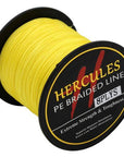 Hercules 8 Strands Pe Braided Fishing Line Saltwater Carp Fishing Weave-Hercules Pro store-100M Yellow-0.8-Bargain Bait Box