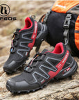 Hifeos Hiking Shoes Outdoor Fishing Sneakers For Men Women Sneakers Trekking-HIFEOS Official Store-Dark Red-39-Bargain Bait Box