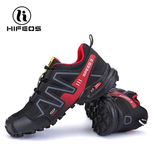 Hifeos Hiking Shoes Outdoor Fishing Sneakers For Men Women Sneakers Trekking-HIFEOS Official Store-Dark Red-39-Bargain Bait Box