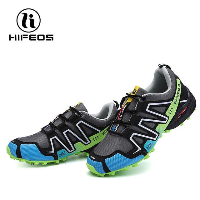 Hifeos Hiking Shoes Outdoor Fishing Sneakers For Men Women Sneakers Trekking-HIFEOS Official Store-Green Gray-39-Bargain Bait Box