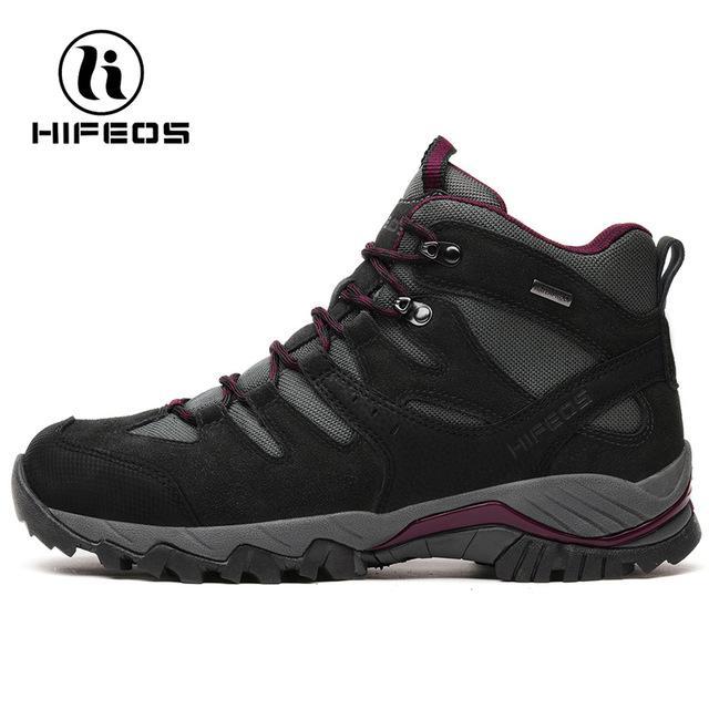 Hifeos Men Tactical Hiking Boots Sneakers For Waterproof Breathable-HIFEOS Official Store-DarkRed Hiking Boots-6-Bargain Bait Box