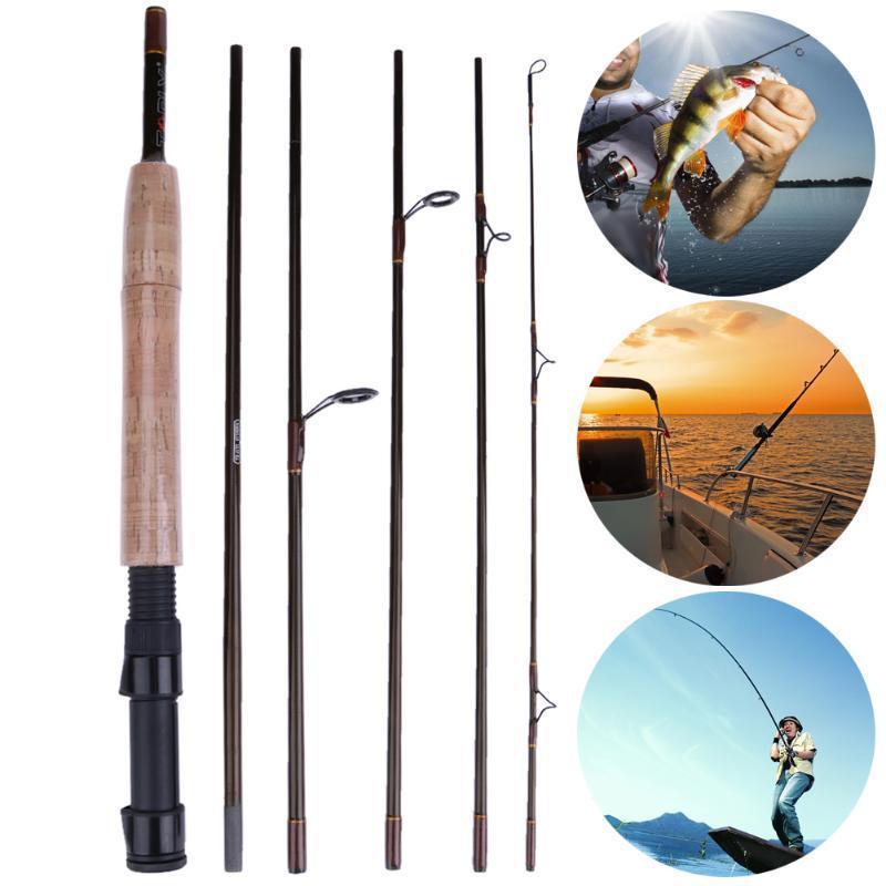 High Carbon Pole 2.3M 7 Section Power Carbon Fiber Spinning/Casting Travel-Spinning Rods-Agreement-Bargain Bait Box
