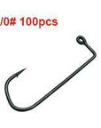 High Carbon Steel Fishing Hook In Size 2/0,3/0 ,4/0 ,6/0 ,7/0 O'Shaughnessy-Jenny's wholesale online store-3-0 100pcs-Bargain Bait Box