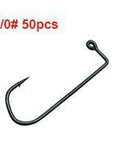 High Carbon Steel Fishing Hook In Size 2/0,3/0 ,4/0 ,6/0 ,7/0 O'Shaughnessy-Jenny's wholesale online store-6-0 50pcs-Bargain Bait Box