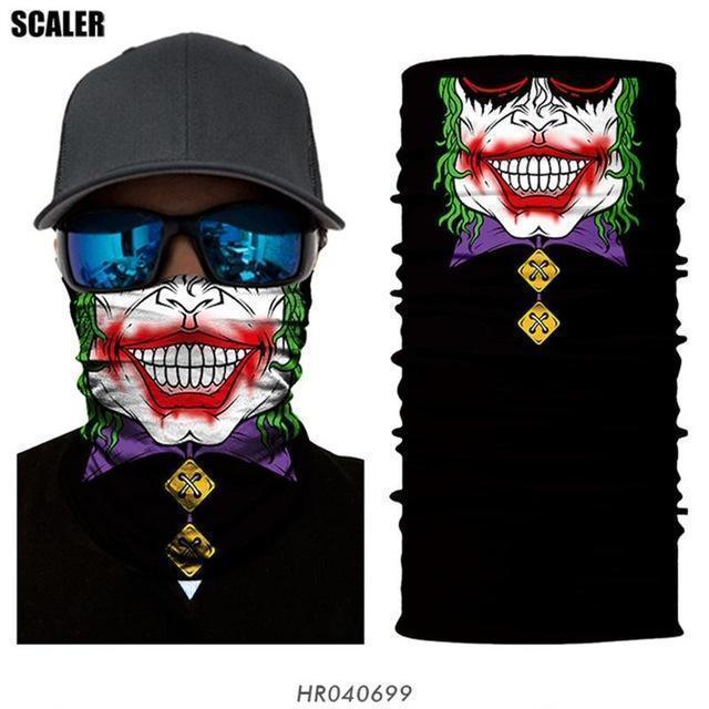 High Elastic 3D Seamless Bandana Scarf Skull Cycling Headwears Women Designs-SCALER Cycling Club Store-HR040699-Bargain Bait Box
