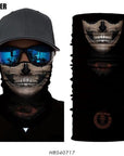 High Elastic 3D Seamless Bandana Scarf Skull Cycling Headwears Women Designs-SCALER Cycling Club Store-HR040717-Bargain Bait Box