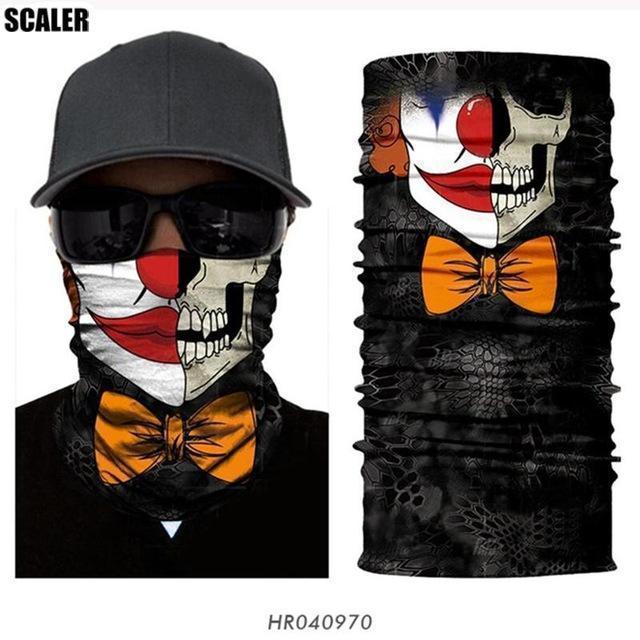 High Elastic 3D Seamless Bandana Scarf Skull Cycling Headwears Women Designs-SCALER Cycling Club Store-HR040970-Bargain Bait Box