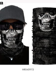 High Elastic 3D Seamless Bandana Scarf Skull Cycling Headwears Women Designs-SCALER Cycling Club Store-HR040972-Bargain Bait Box