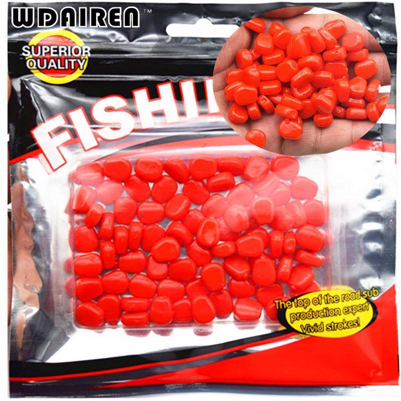 High Quality 100Pcs/Lot Soft Baits Corn Carp Fishing Lures With The Smell Of-WDAIREN KANNI Store-A-Bargain Bait Box