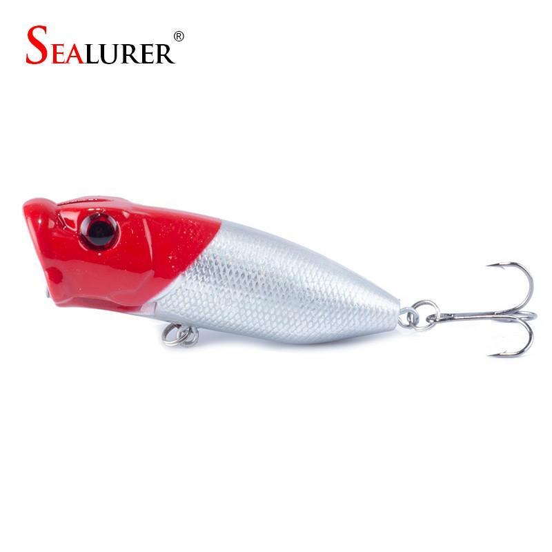 High Quality 1Pcs Popper Lure 5 Colors Available 6.5Cm 11.8G Fishing Lure With-SEALURER Official Store-A-Bargain Bait Box