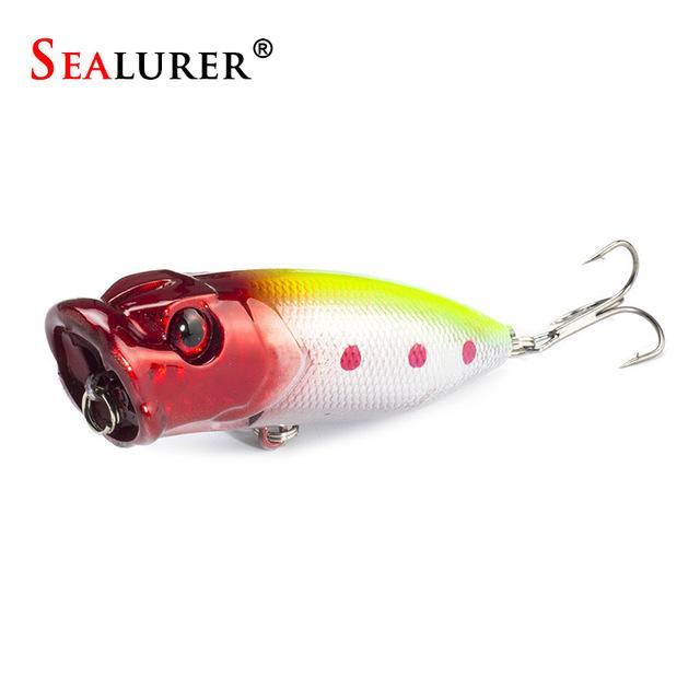 High Quality 1Pcs Popper Lure 5 Colors Available 6.5Cm 11.8G Fishing Lure With-SEALURER Official Store-B-Bargain Bait Box