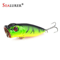 High Quality 1Pcs Popper Lure 5 Colors Available 6.5Cm 11.8G Fishing Lure With-SEALURER Official Store-D-Bargain Bait Box