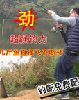 High Quality 2.1M&2.4M Hard Automatic Fishing Rod (Without Reel) Sea River-Automatic Fishing Rods-Shenzhen JS Foryou Chain-2.1 m-Bargain Bait Box