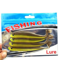 High Quality 4Pcs/Lot 128Mm/9.2G Vivid Soft Lures Loach Fishing Bait Fishing-Dreamer Zhou'store-color C-Bargain Bait Box