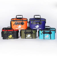 High Quality 5 Color 30/35/40/45/50Cm Outdoor Eva Bucket Folding Bucket Portable-YiLing Outdoor Store-30CM Blue-Bargain Bait Box
