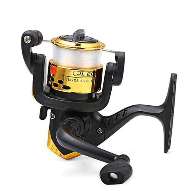 High Quality 5.1:1 Electroplate Spinning Fishing Reel Carp Fishing Wheel-Spinning Reels-Mr. Fish Store-Yellow-Bargain Bait Box