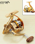 High Quality 5.1:1 Metal Spinning Fishing Reel Carp Fishing Wheel Raft-Spinning Reels-HUDA Sky Outdoor Equipment Store-Bargain Bait Box