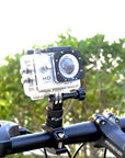 High Quality Aluminum Handlebar Holder For Gopro Hero 4 3+ 3 2 1 Sport Action-Action Cameras-BackyeeMall Store-black-Bargain Bait Box