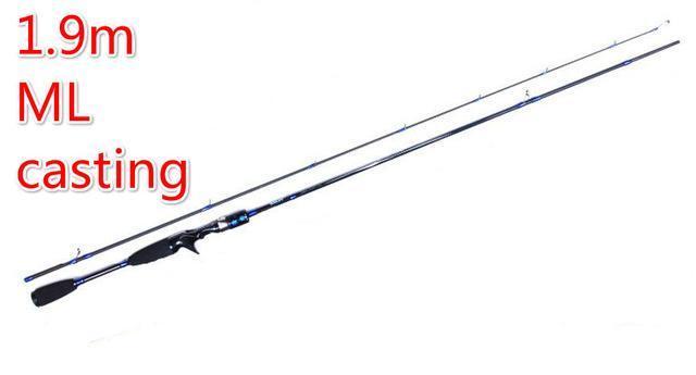 High Quality Female Fishing Rod 2 Section Power Ml Carbon Spinning Casting-Spinning Rods-ZHANG 's Professional lure trade co., LTD-Blue-Bargain Bait Box