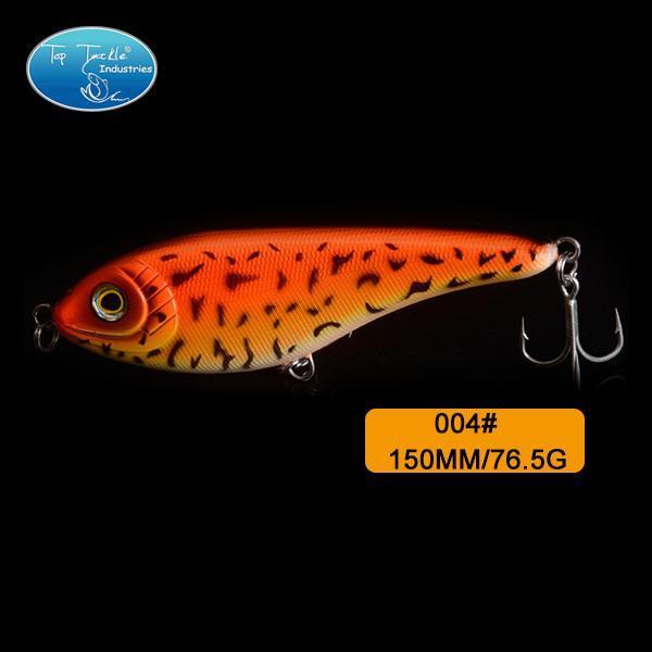 High-Quality Fishing Lure Jerk Bait Fishing Lures 150Mm 76.5G-TOP TACKLE INDUSTRIES-150mm 76g 004-Bargain Bait Box