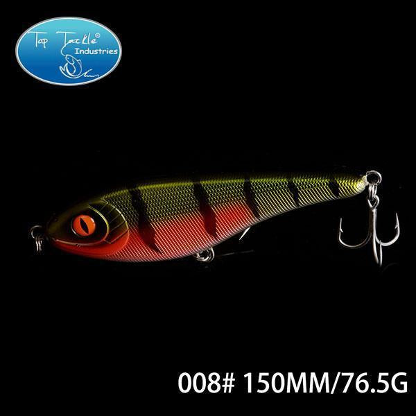 High-Quality Fishing Lure Jerk Bait Fishing Lures 150Mm 76.5G-TOP TACKLE INDUSTRIES-150mm 76g 008-Bargain Bait Box