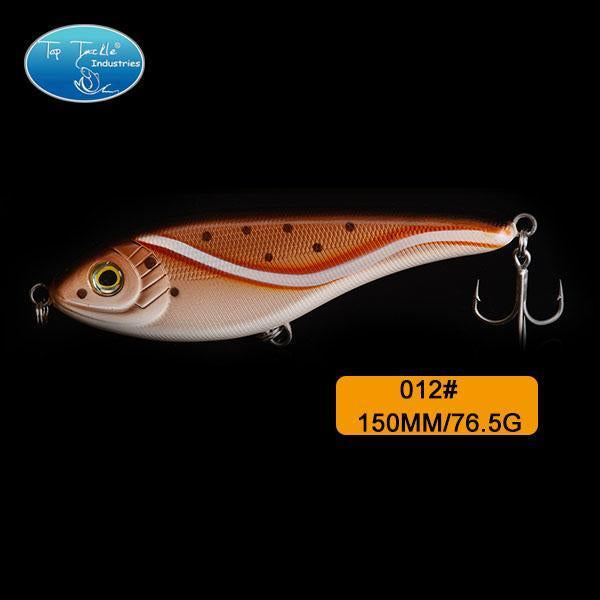 High-Quality Fishing Lure Jerk Bait Fishing Lures 150Mm 76.5G-TOP TACKLE INDUSTRIES-150mm 76g 012-Bargain Bait Box