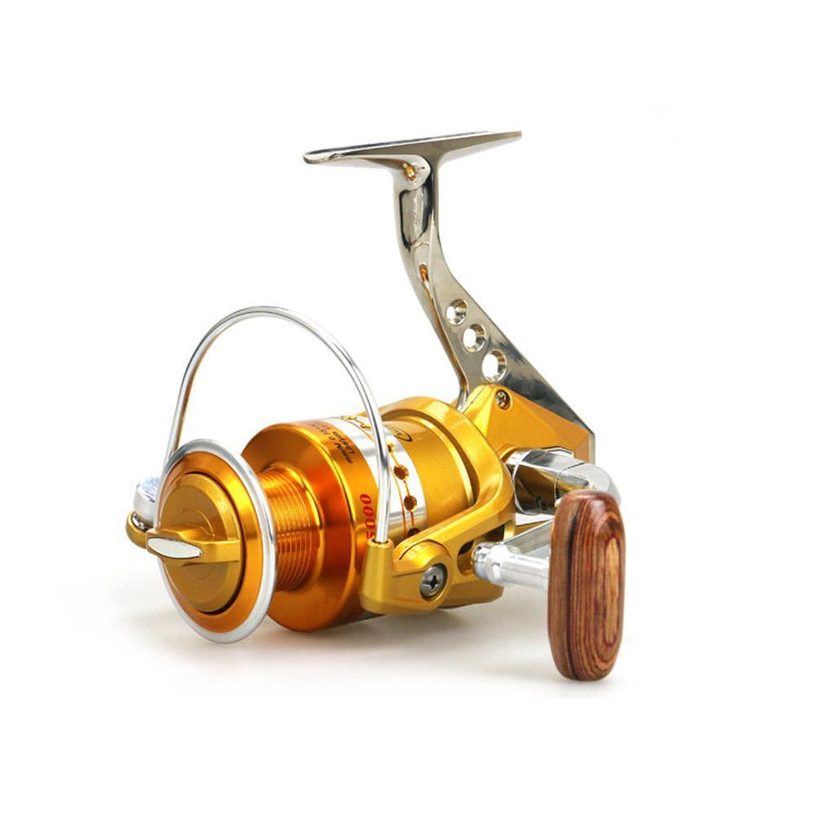 High-Quality Metal Aluminum 12+1Bb Spinning Fishing Reel Carp Bass Sea Fishing-Spinning Reels-DAGEZI Store-1000 Series-Bargain Bait Box