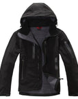 High Quality Oem Brand Men'S Softshell Jacket Softshell Pant Sportswear-Longwolf Camping Store-black-S-Bargain Bait Box