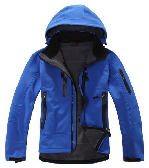 High Quality Oem Brand Men&#39;S Softshell Jacket Softshell Pant Sportswear-Longwolf Camping Store-blue-S-Bargain Bait Box