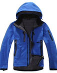 High Quality Oem Brand Men'S Softshell Jacket Softshell Pant Sportswear-Longwolf Camping Store-blue-S-Bargain Bait Box