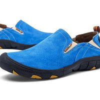 High Quality Outdoor Genuine Leather Shoes Men Breathable Hiking Shoes Male-The 61th minute-blue-7-Bargain Bait Box