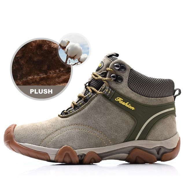 High Quality Outdoor Mountain Shoes Men Outventure Trail-Shoes-Waterproof-DR.Eagle Official Store-Winter khaki-6.5-Bargain Bait Box