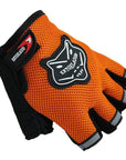 High Quality Summer Half Short Outdoor&Sport Cycling Hike Finger Nylon Gloves-Ekaterina Store-Black-Bargain Bait Box