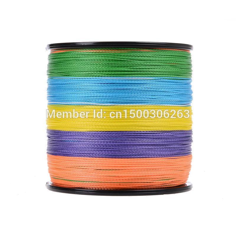 High Quality Super Strong Multi-Color Japan Pe Multifilament Braided Fishing-WuHe Pro Fishing tackle-0.4-Bargain Bait Box