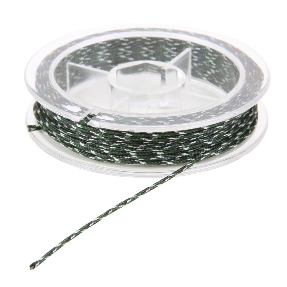 High Strength Fishing Line 45Lb 5M Leadcore Braided Camouflage Carp Hair Rigs-fixcooperate-Bargain Bait Box