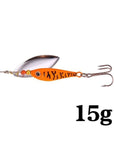 Hight Quality Spinner Spoon Baits Fishing Lure Isca Artificial Pesca 11G 15G 20G-Be a Invincible fishing Store-B-Bargain Bait Box