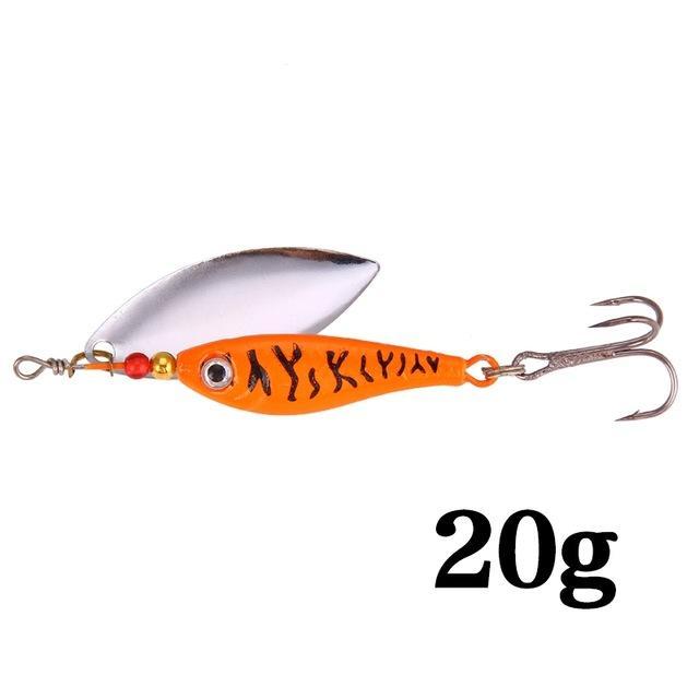 Hight Quality Spinner Spoon Baits Fishing Lure Isca Artificial Pesca 11G 15G 20G-Be a Invincible fishing Store-C-Bargain Bait Box