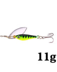 Hight Quality Spinner Spoon Baits Fishing Lure Isca Artificial Pesca 11G 15G 20G-Be a Invincible fishing Store-G-Bargain Bait Box