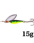 Hight Quality Spinner Spoon Baits Fishing Lure Isca Artificial Pesca 11G 15G 20G-Be a Invincible fishing Store-H-Bargain Bait Box
