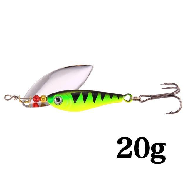 Hight Quality Spinner Spoon Baits Fishing Lure Isca Artificial Pesca 11G 15G 20G-Be a Invincible fishing Store-I-Bargain Bait Box