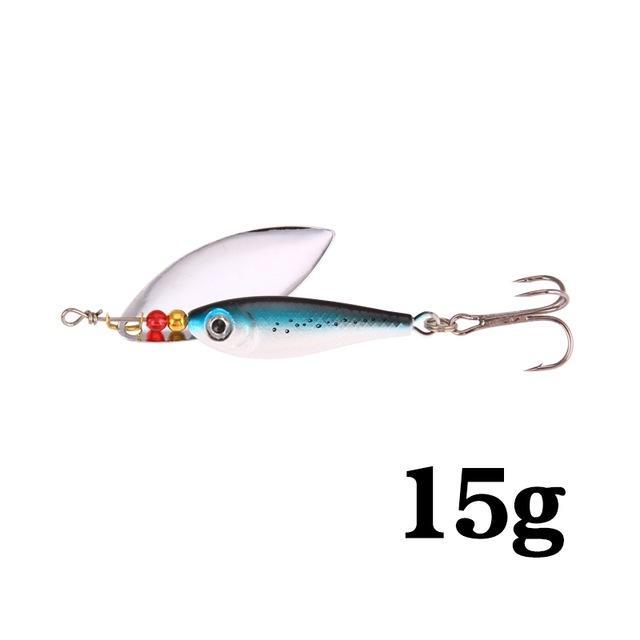 Hight Quality Spinner Spoon Baits Fishing Lure Isca Artificial Pesca 11G 15G 20G-Be a Invincible fishing Store-K-Bargain Bait Box