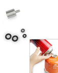 Hiking Connection Tool Long Gas Tank Filling Flat Gas Accessories Refill Adapter-Gentlelink Mall-Bargain Bait Box
