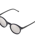 Hiking Eyewear Vintage Retro Unisex Mirror Lens Round Glasses Sunglasses Brand-Automobiles Parts Selling Store-black-Bargain Bait Box