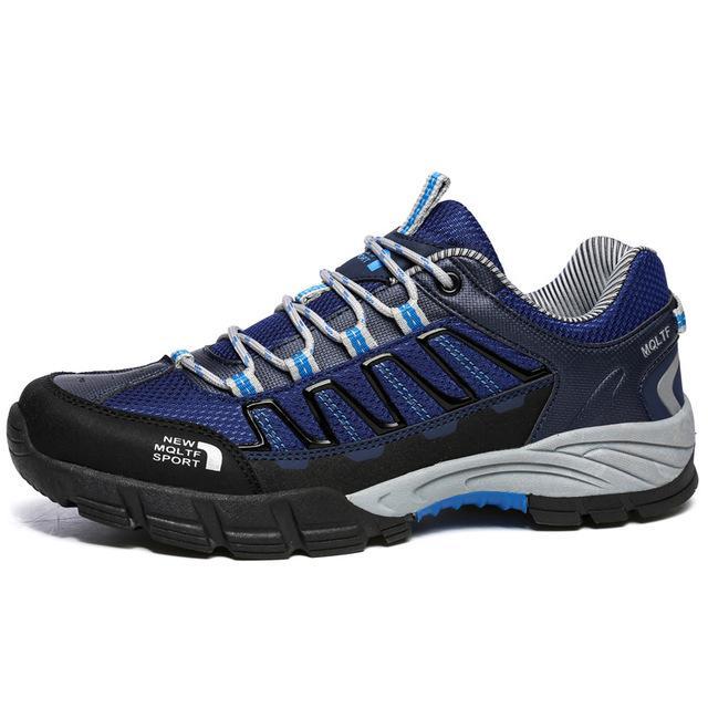 Hiking Shoes For Men Outdoor Sneakers High Quality Trekking Shoes Non-Slip-AIverson Offical Store-Blue-7-Bargain Bait Box