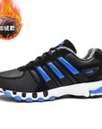 Hiking Shoes Men Waterproof Outdoor Sports Shoes Men 'S Shoes Walking Trekking-YUG Official Store-Hot Black blue-7-Bargain Bait Box