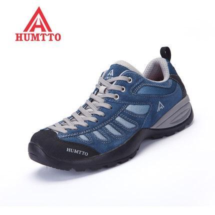 Hiking Shoes Outdoor Woman Camping Sneakers Men Hunting Winter Trekking-DHCT SPORTS1 Store-Blue man 1801-5.5-Bargain Bait Box