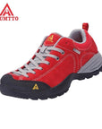 Hiking Shoes Outdoor Woman Camping Sneakers Men Hunting Winter Trekking-DHCT SPORTS1 Store-Red woman 1526-5.5-Bargain Bait Box