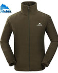 Hiking Thermal Windbreaker Fleece Jacket Men Outdoor Sports Veste Homme-CIKRILAN Official Store-Army Green-S-Bargain Bait Box