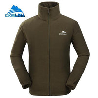 Hiking Thermal Windbreaker Fleece Jacket Men Outdoor Sports Veste Homme-CIKRILAN Official Store-Army Green-S-Bargain Bait Box