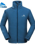 Hiking Thermal Windbreaker Fleece Jacket Men Outdoor Sports Veste Homme-CIKRILAN Official Store-Denim Blue-S-Bargain Bait Box